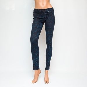 Paige Geode Crinkle Mid-rise Ultra Skinny 26x29